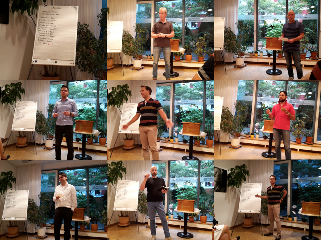 Impressions Munich Toastmasters Evening August 2016-2